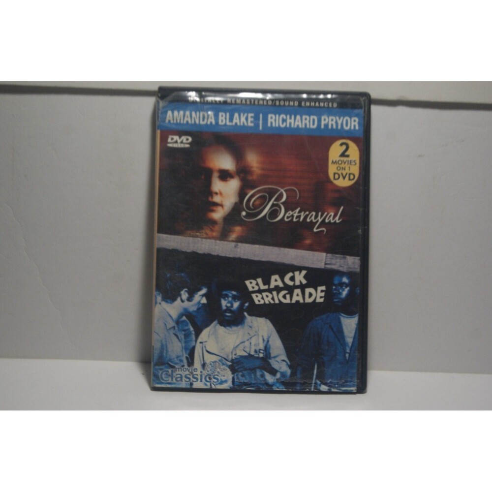 Double feature DVD Betrayal & Black Brigade -Amanda Blake, Richard Pryor -Drama